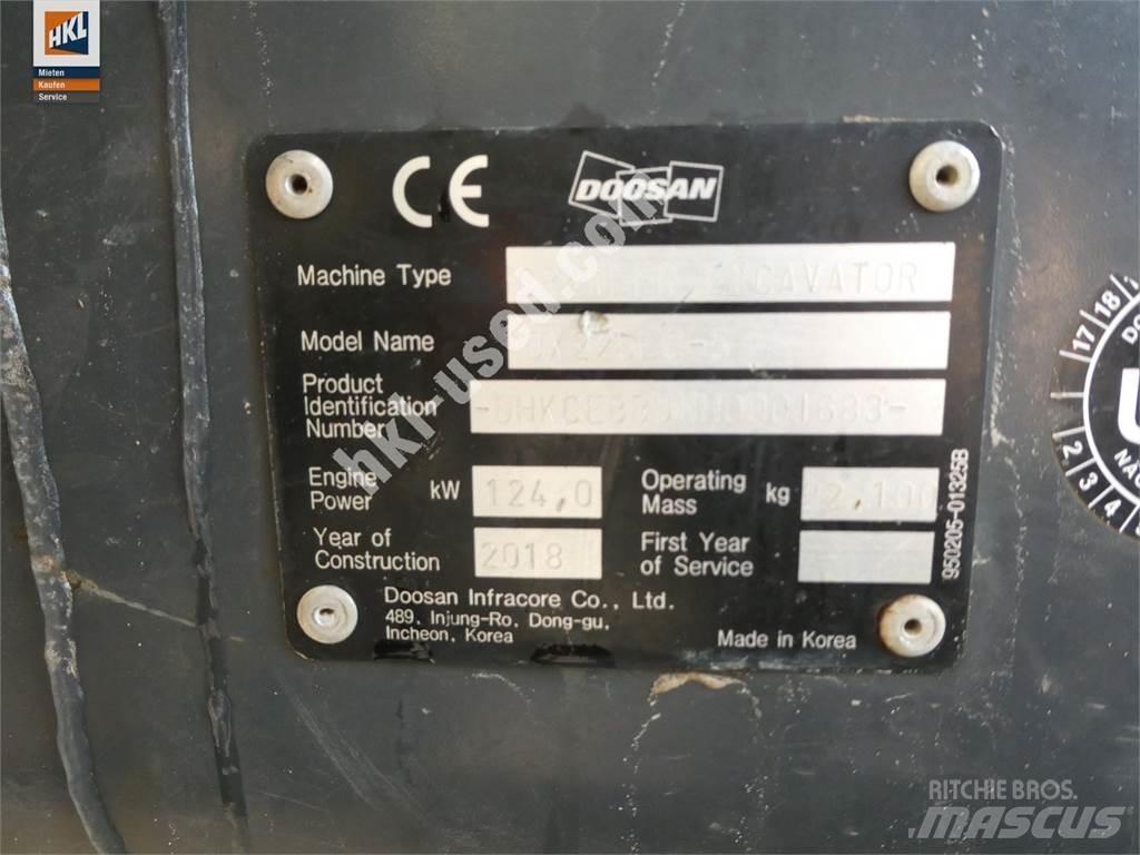 Doosan DX 225 LC-5 Paletli ekskavatörler