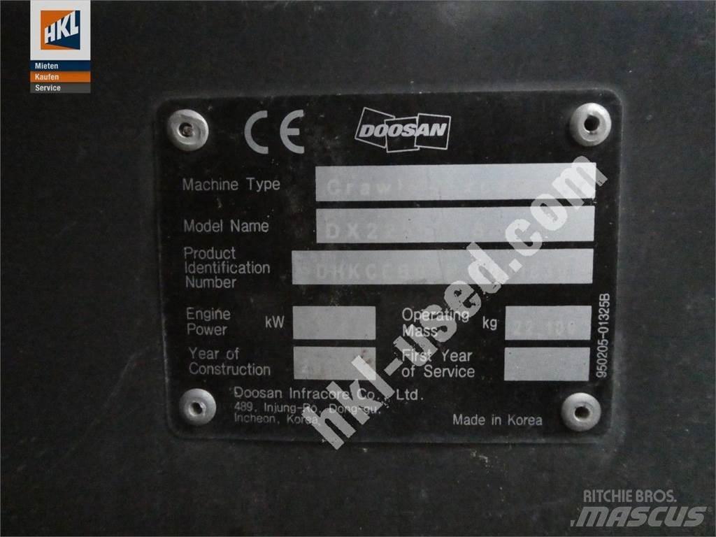 Doosan DX 225 LC-5 Paletli ekskavatörler