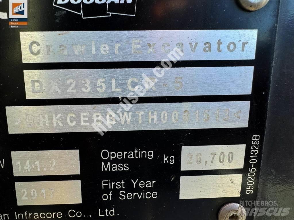 Doosan DX 235 LCR-5 Paletli ekskavatörler