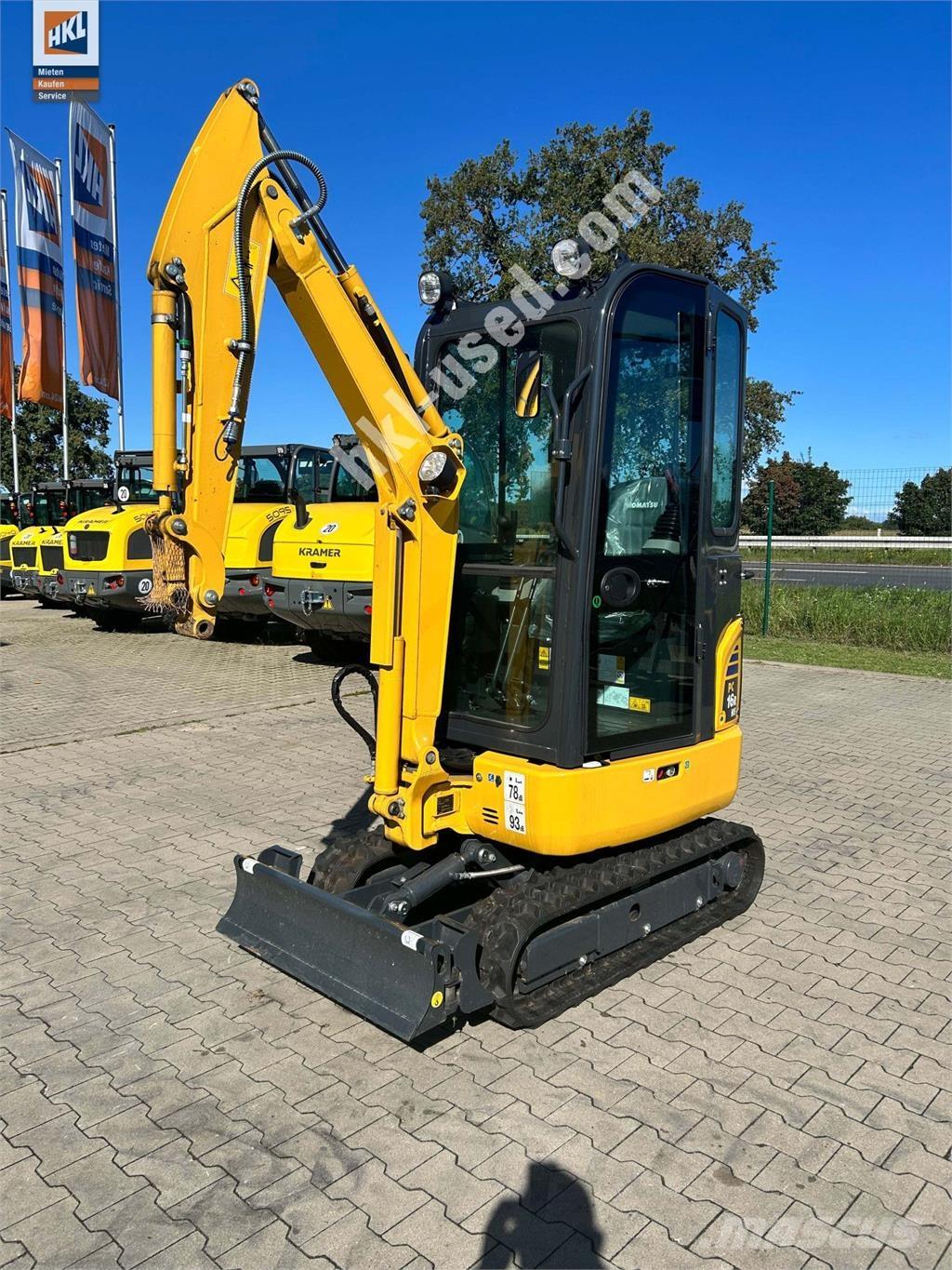 Komatsu PC 16 R-3HS Mini ekskavatörler, 7 tona dek