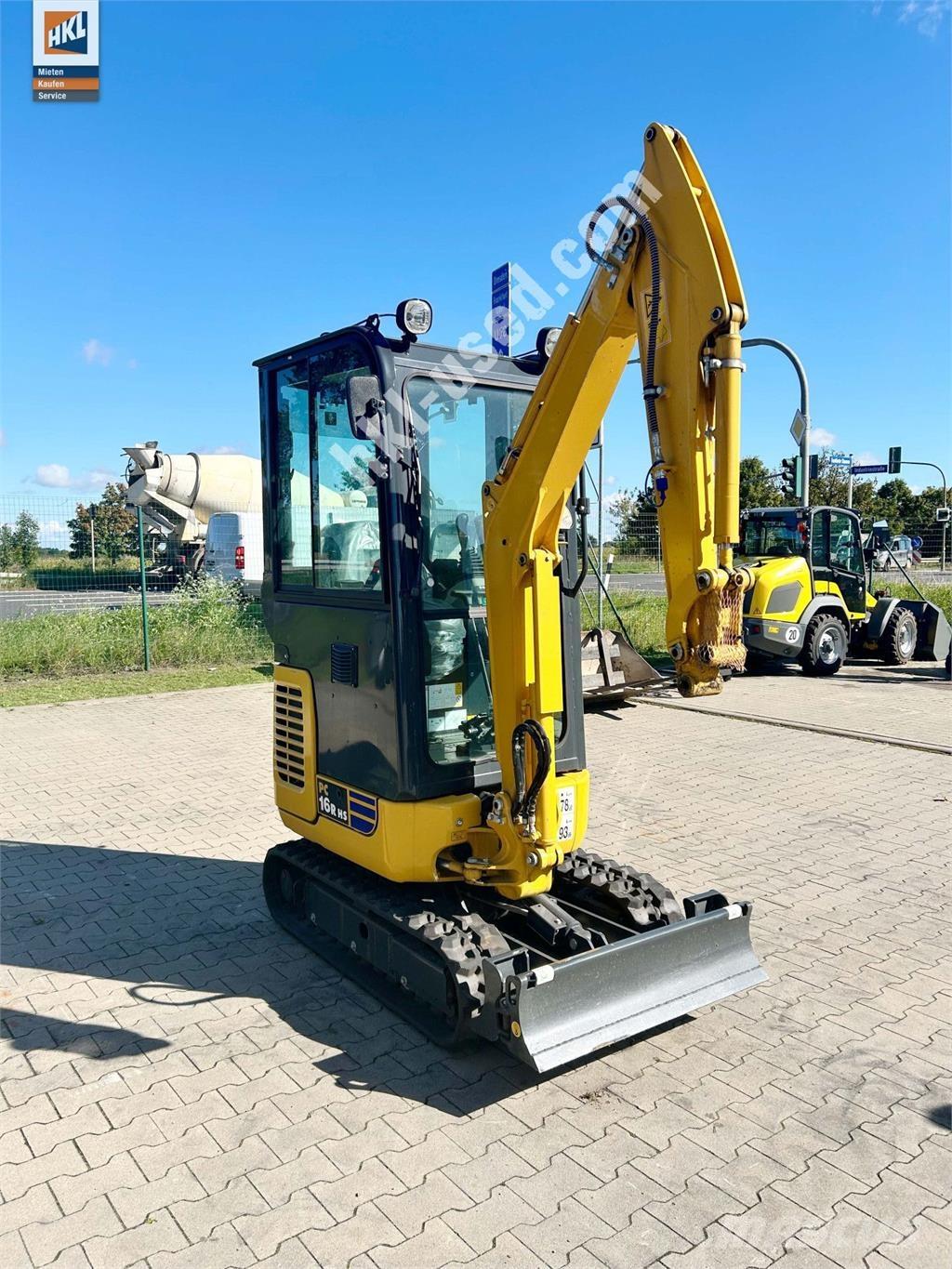 Komatsu PC 16 R-3HS Mini ekskavatörler, 7 tona dek