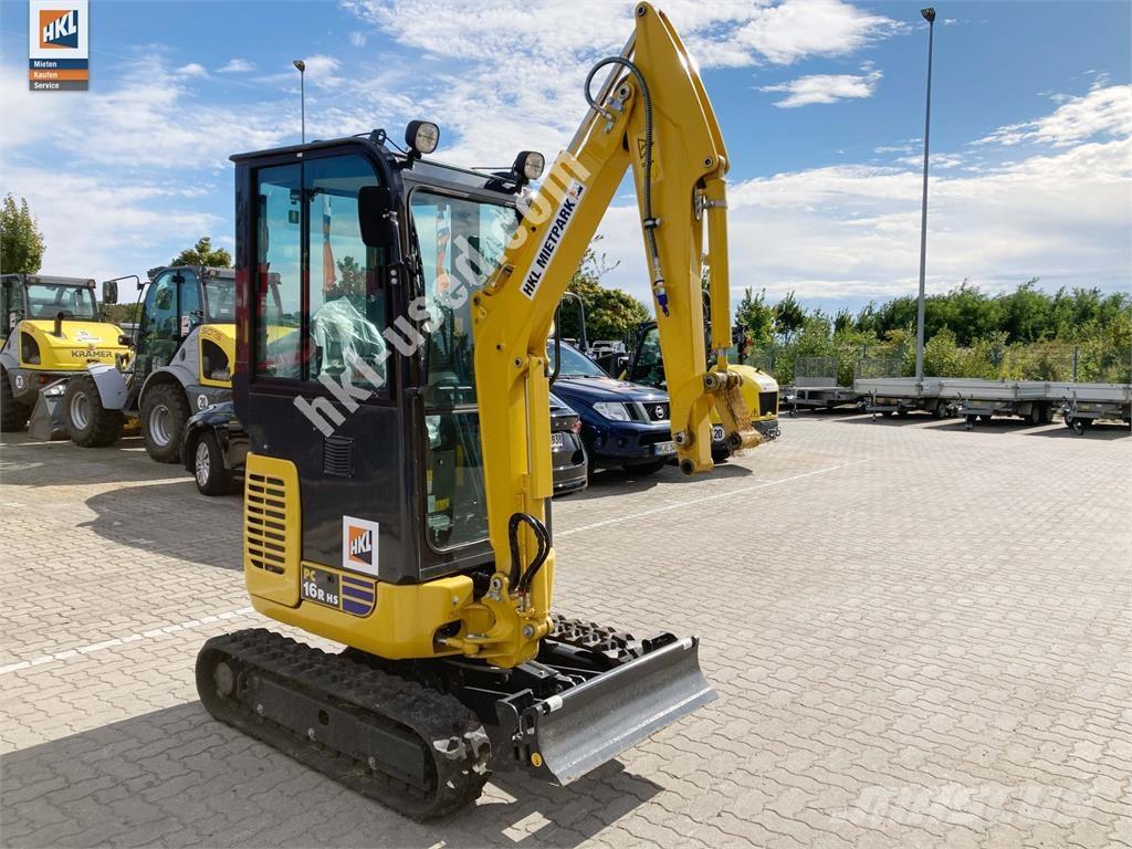 Komatsu PC 16 R-3HS Mini ekskavatörler, 7 tona dek