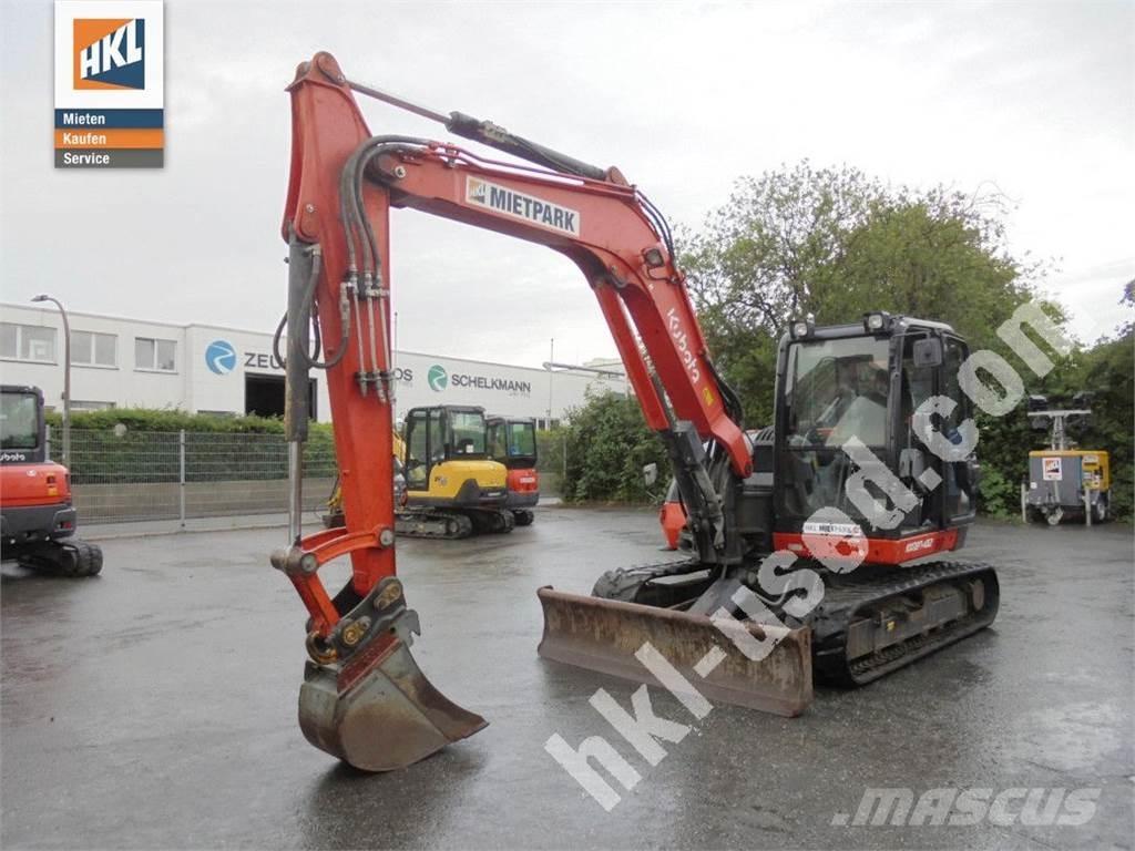 Kubota KX 080-4 Mini ekskavatörler, 7 tona dek