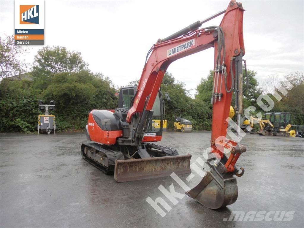 Kubota KX 080-4 Mini ekskavatörler, 7 tona dek