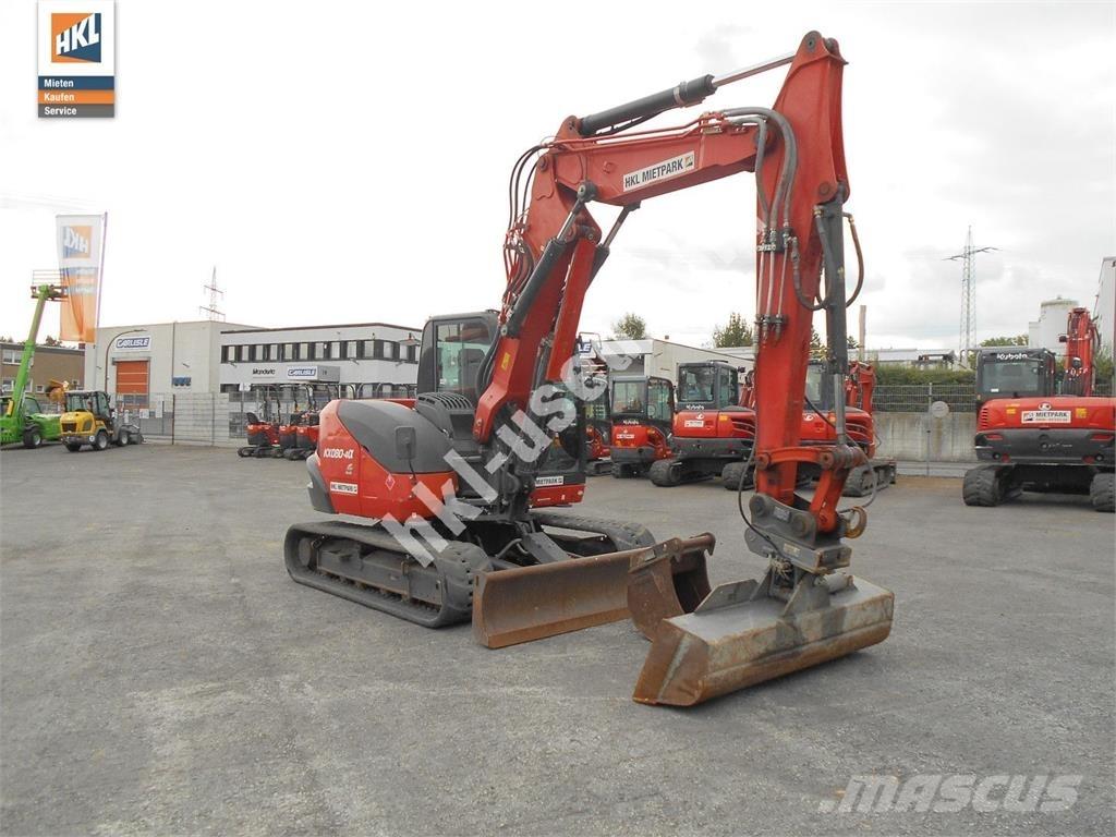 Kubota KX 080-4 Mini ekskavatörler, 7 tona dek