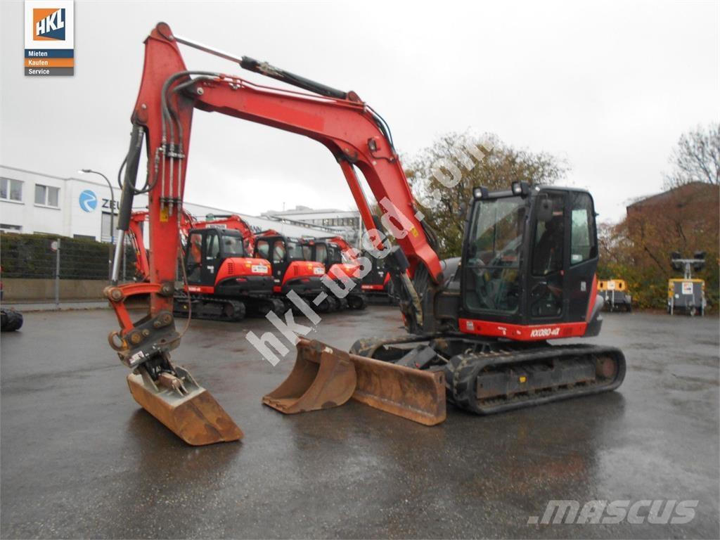 Kubota KX 080-4 Mini ekskavatörler, 7 tona dek