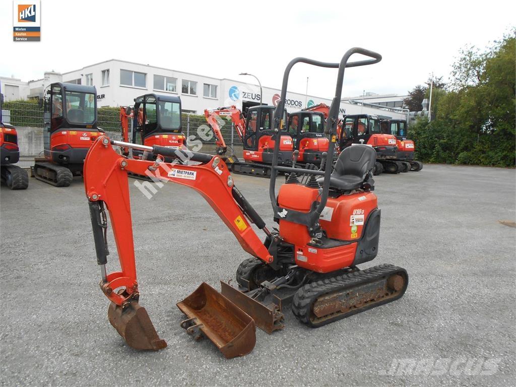 Kubota U 10-3 Mini ekskavatörler, 7 tona dek