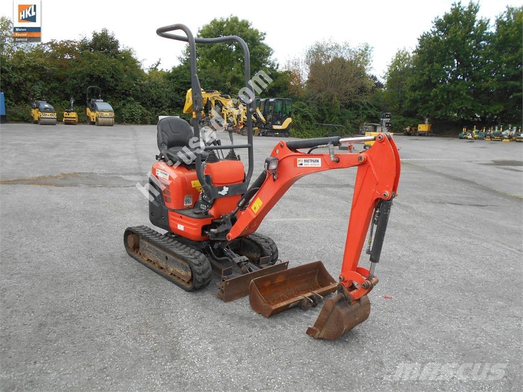 Kubota U 10-3 Mini ekskavatörler, 7 tona dek