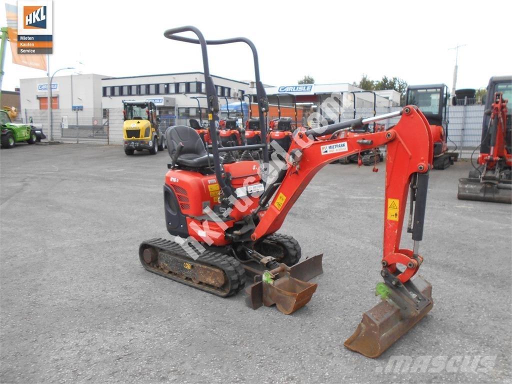 Kubota U 10-3 Mini ekskavatörler, 7 tona dek