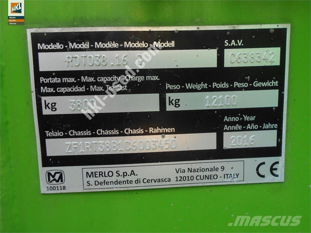 Merlo ROTO 38.16 S Teleskopik yükleyiciler