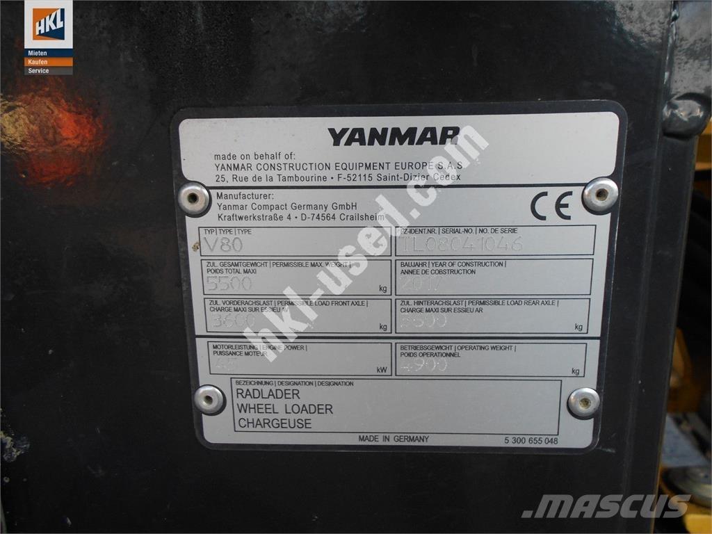 Yanmar V 80 Tekerlekli yükleyiciler