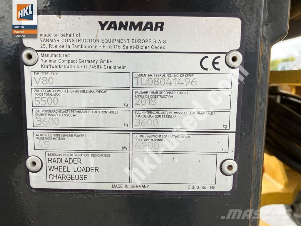 Yanmar V 80 Tekerlekli yükleyiciler