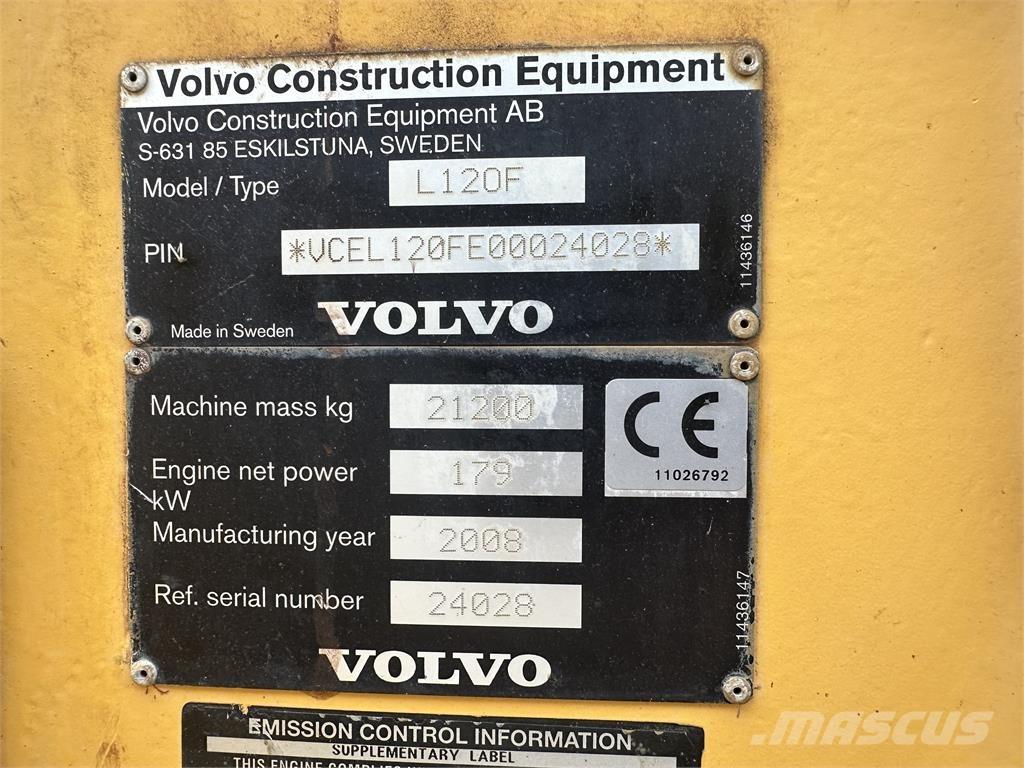 Volvo L120F Tekerlekli yükleyiciler