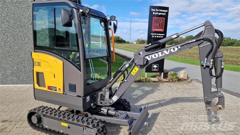 Volvo EC18E Mini ekskavatörler, 7 tona dek