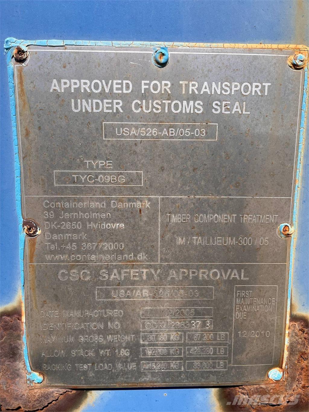  20FT Container Depolama konteynerleri