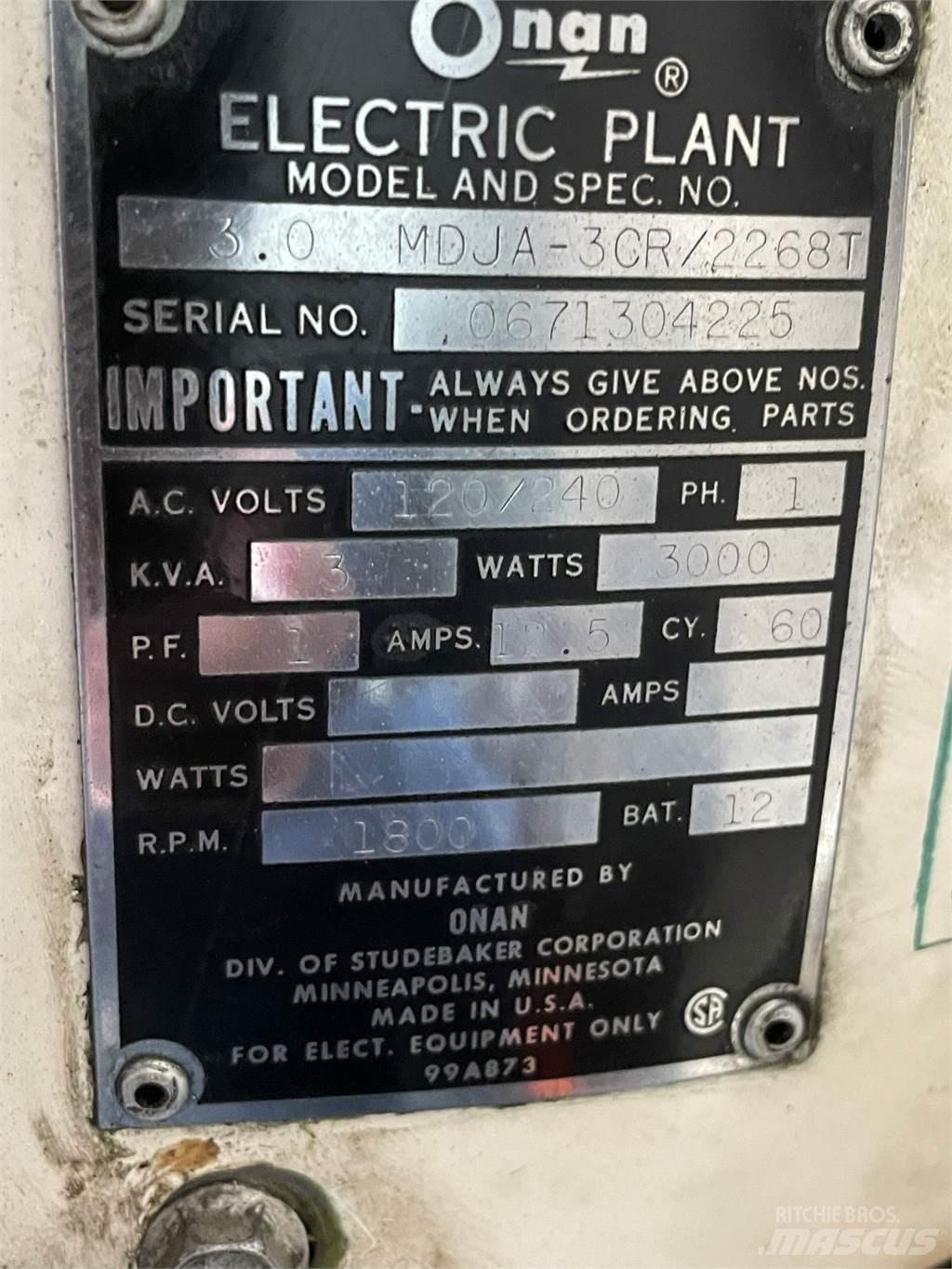 3 kVA ONAN 1 Cyl. Diesel Diğer Jeneratörler