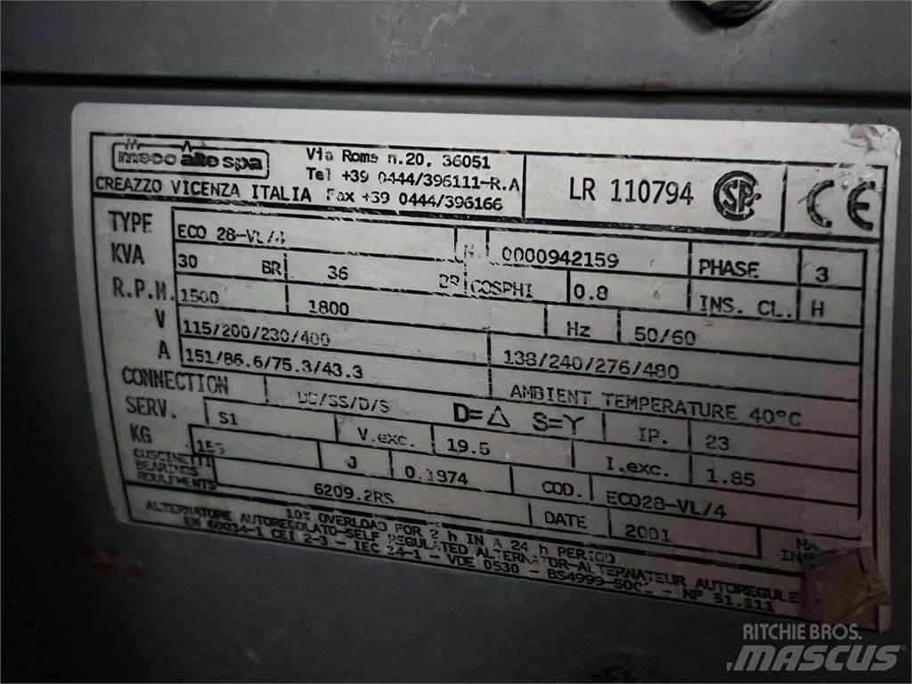 30 kVA Perkins generator Motorlar