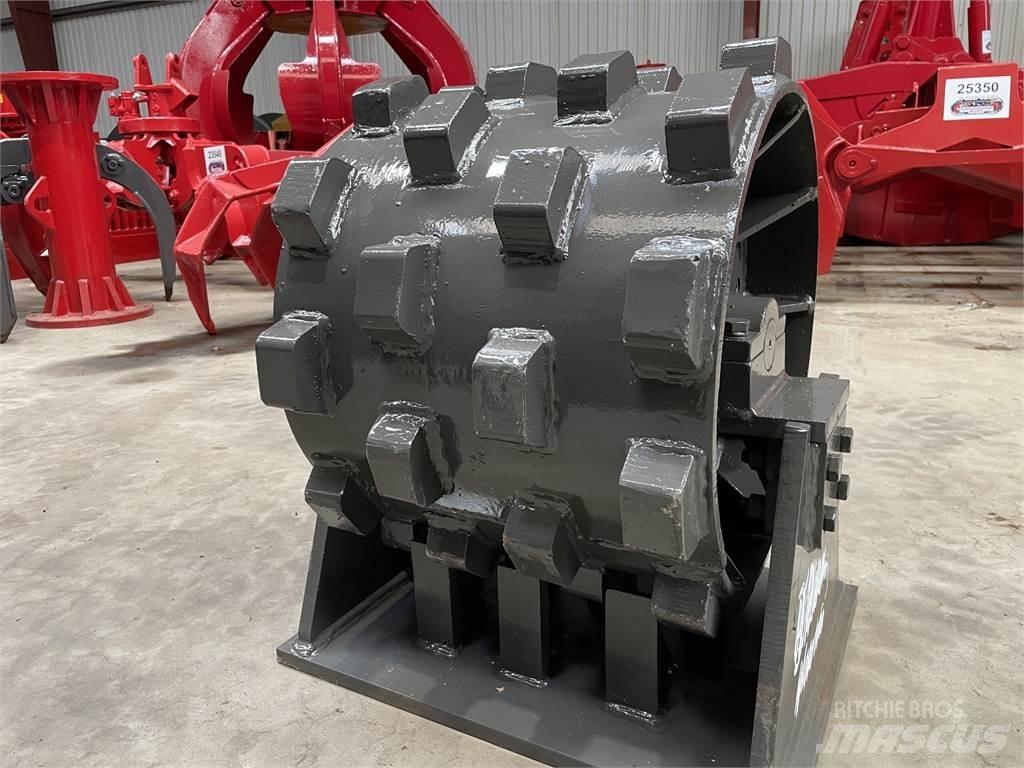  450 mm kompaktorhjul Pnömatik lastikli silindirler