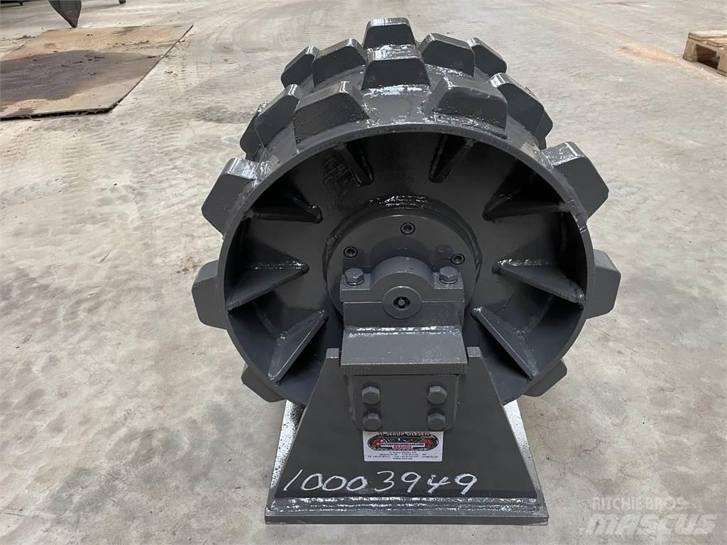 450 mm kompaktorhjul Pnömatik lastikli silindirler