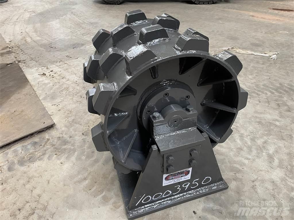  450 mm kompaktorhjul Pnömatik lastikli silindirler