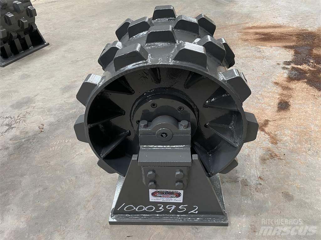  450 mm kompaktorhjul Pnömatik lastikli silindirler