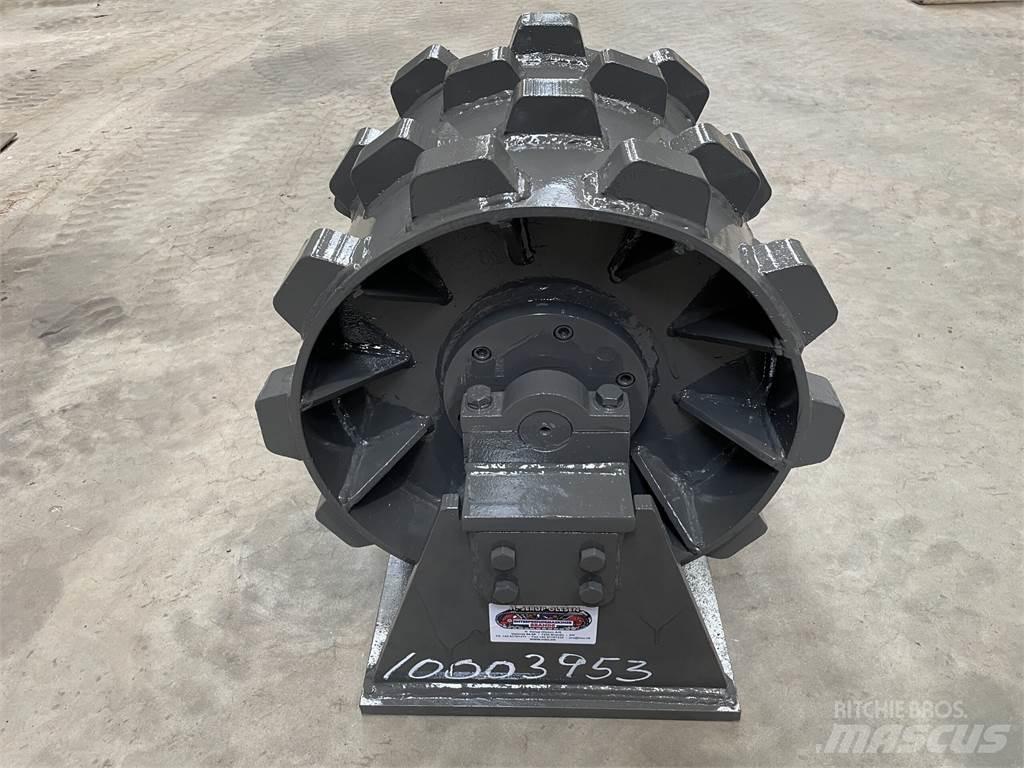  450 mm kompaktorhjul Pnömatik lastikli silindirler