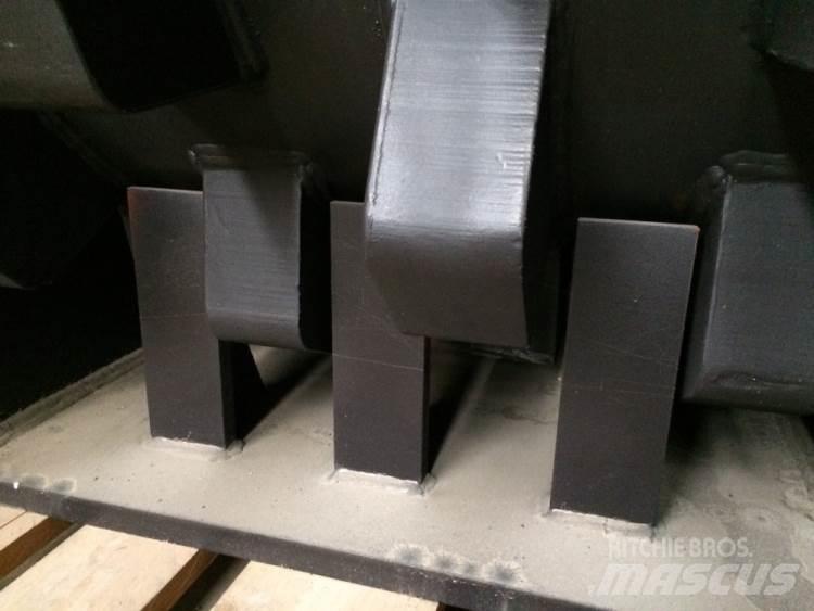  450 mm Kompaktorhjul Pnömatik lastikli silindirler