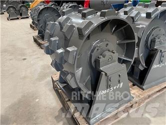  470 mm Kompaktorhjul Pnömatik lastikli silindirler