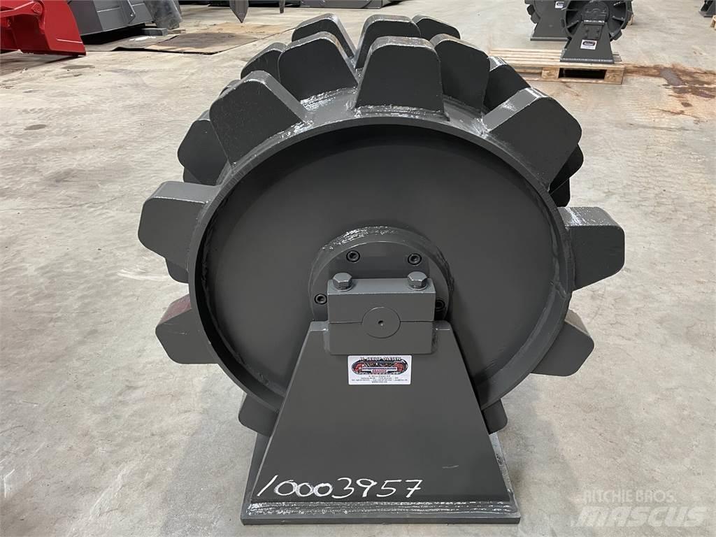  570 mm kompaktorhjul Pnömatik lastikli silindirler