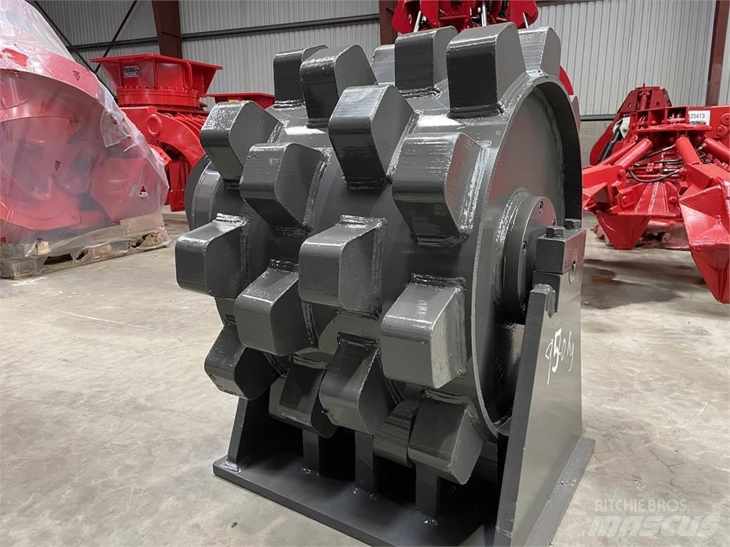  570 mm kompaktorhjul Pnömatik lastikli silindirler