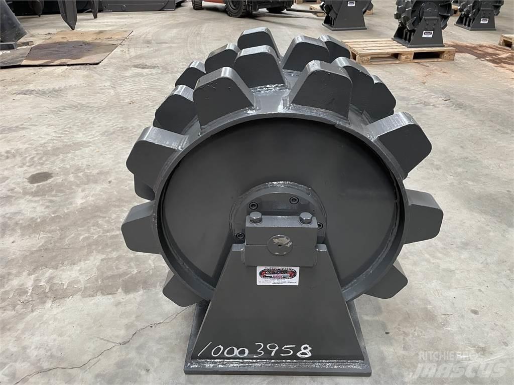  570 mm kompaktorhjul Pnömatik lastikli silindirler