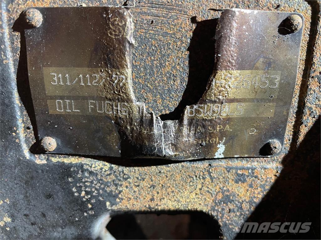  Bagaksel ex. Schaeff 863 Akslar