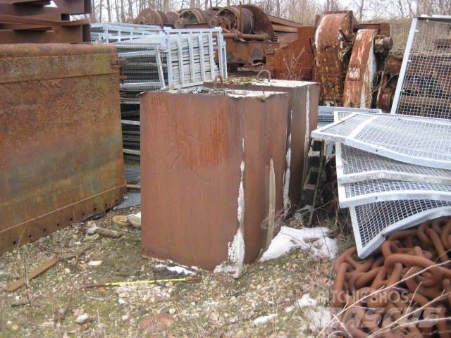  Ballastvægte 4 stk. - 2300 kg Vinç parçalari