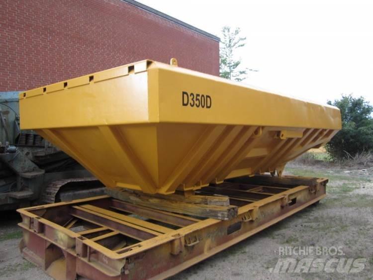CAT D350D dumperkasse, brugt Belden kirma kamyonlar