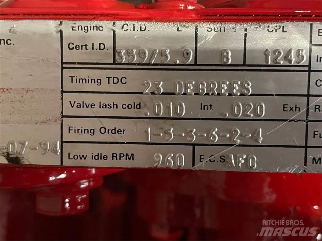 Cummins 6BT5,9-C motor Motorlar