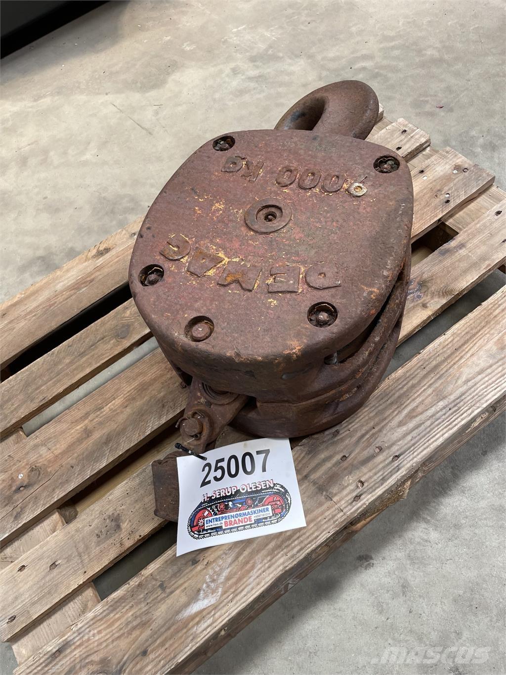Demag løfteblok - 9000 kg Vinç parçalari