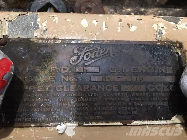 Foden type FD6 motor Motorlar