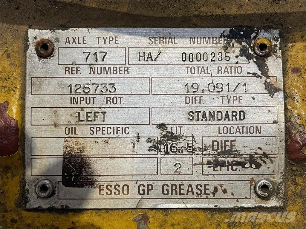  Frontaksel ex. Hydrema 906 Akslar