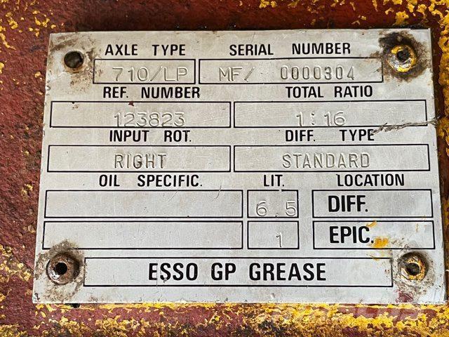  Frontaksel ex. MF50HX Akslar