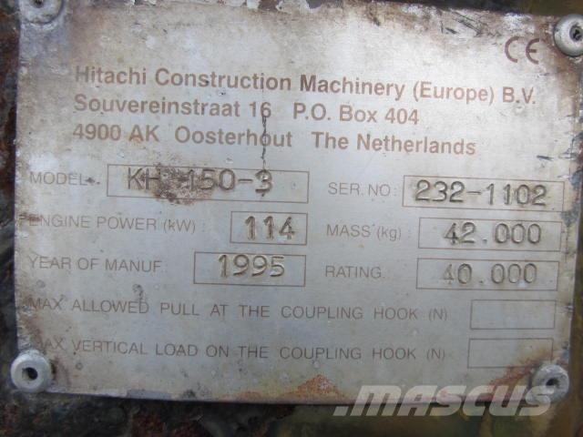Hitachi KH150-3 til ophug Paletli ekskavatörler