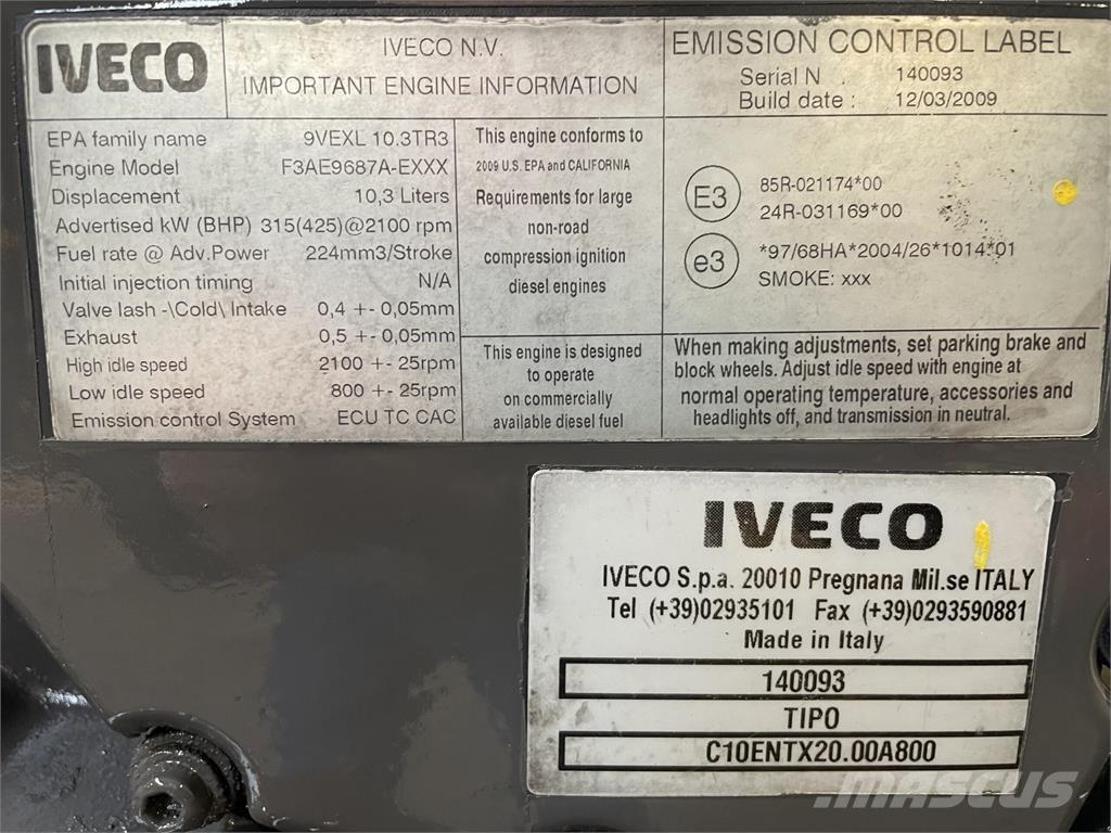 Iveco F3AE9687A motor Motorlar