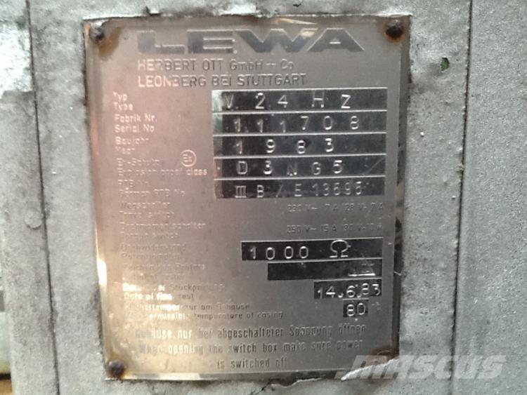 Lewa Type V24HZ pumpe Su pompalari