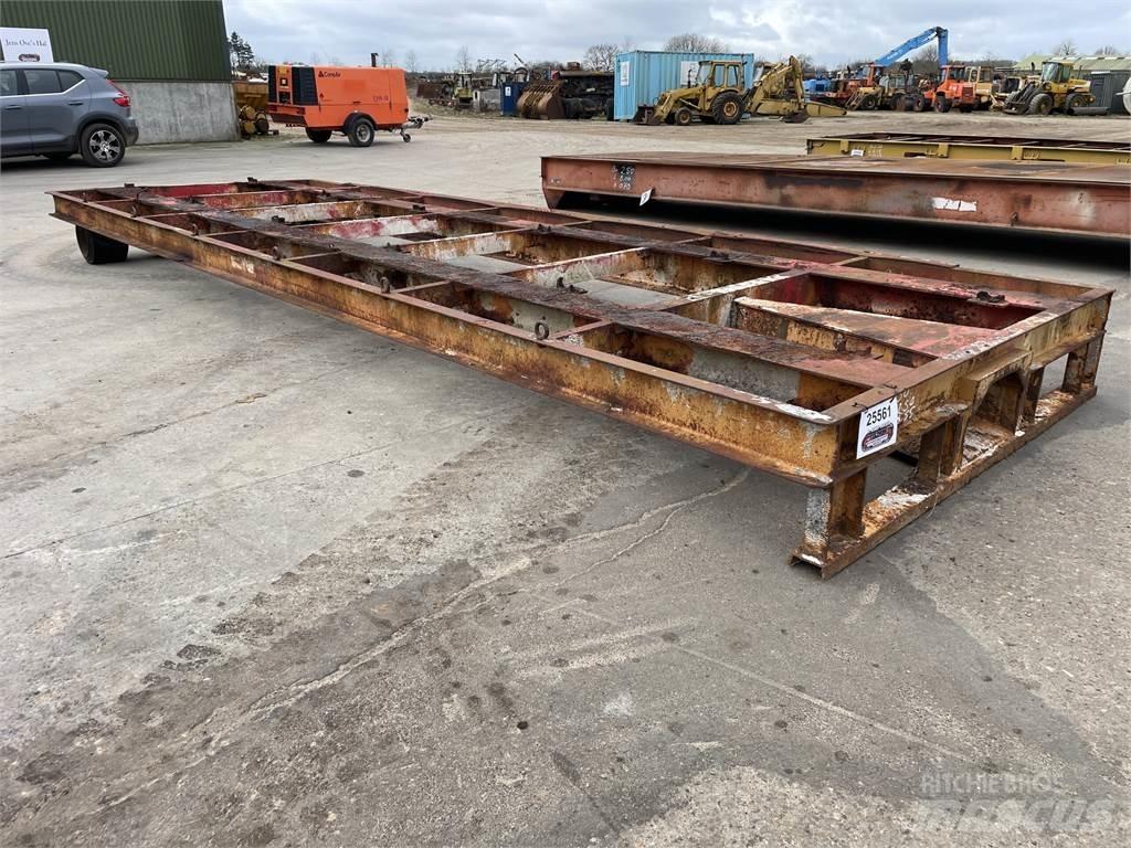 Mafi trailer 20ft - 25 ton Low loader yari çekiciler