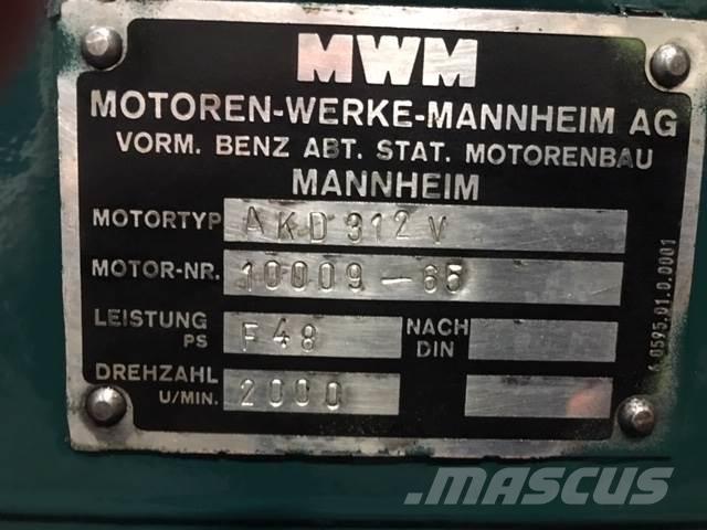 MWM KAD 312V motor Motorlar