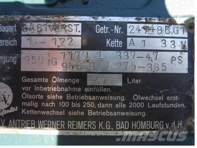  P.I.V. gear Type GA B1VERST Sanzumanlar