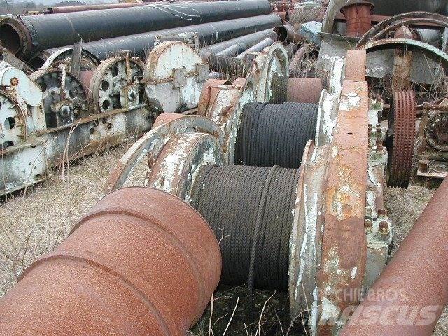  Piloteringsspil 3 tromler Dış cephe asansörleri