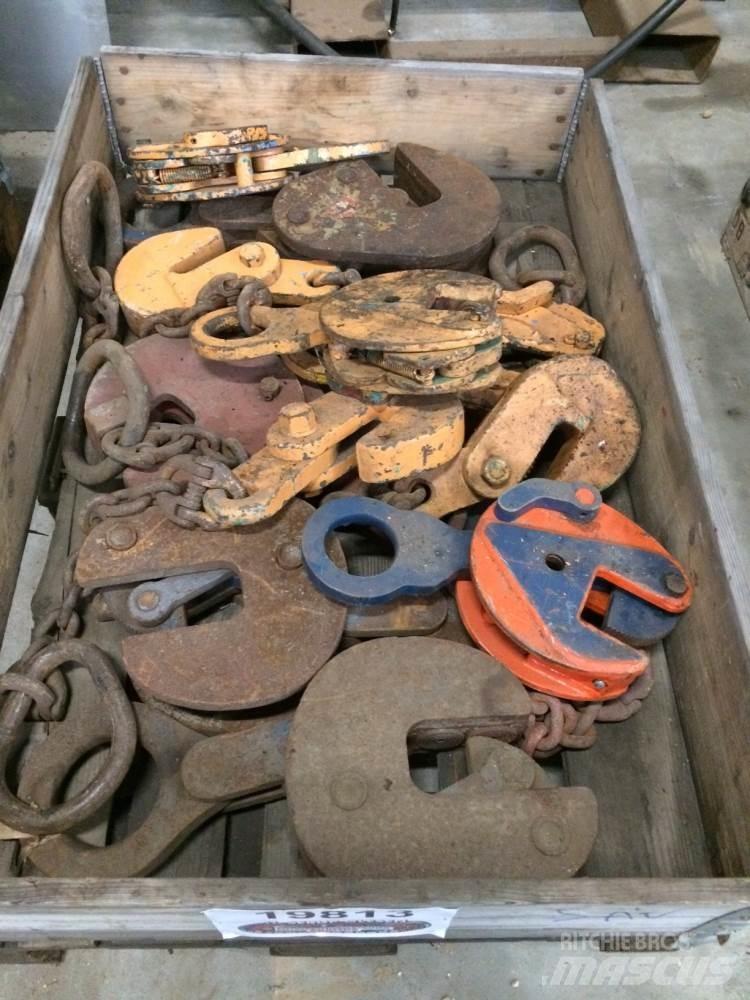  Pladeklør, diverse 1 palle Vinç parçalari