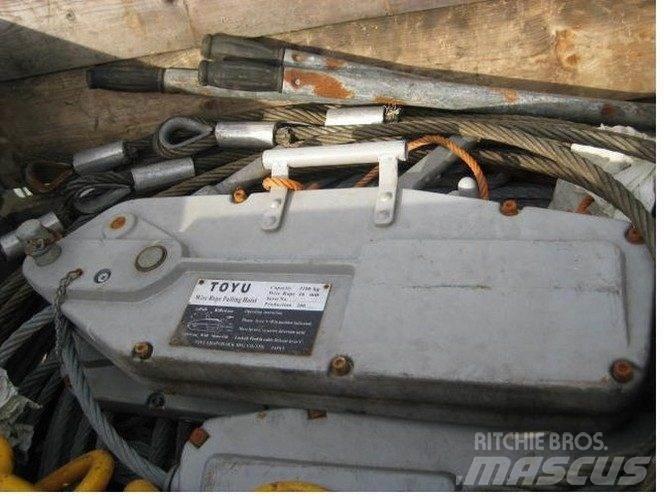  Rope pulling hoist - 3 stk. Dış cephe asansörleri
