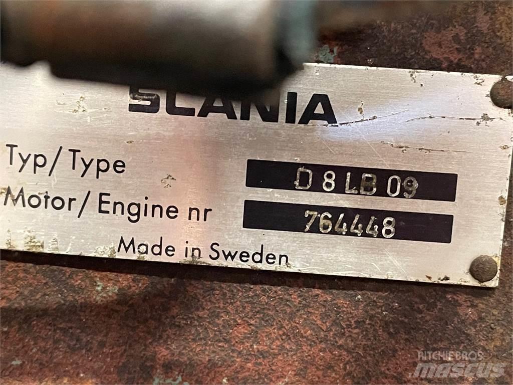 Scania D8L B09 motor. Motorlar