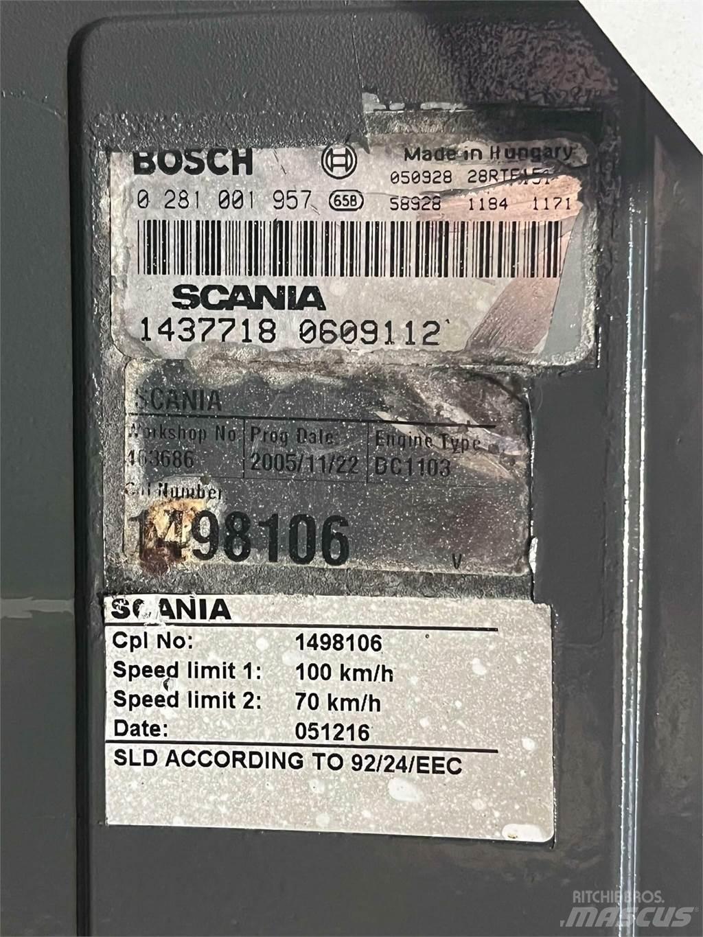 Scania DC11 03 B02 motor Motorlar